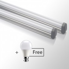 Buy 2 LED (22 Watt) T5 Tube Lights, Get Free 9 Watt Bulb